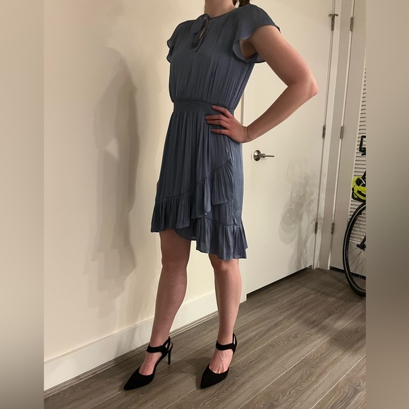 Banana Republic Light Blue Silk Dress - Picture 2 of 5